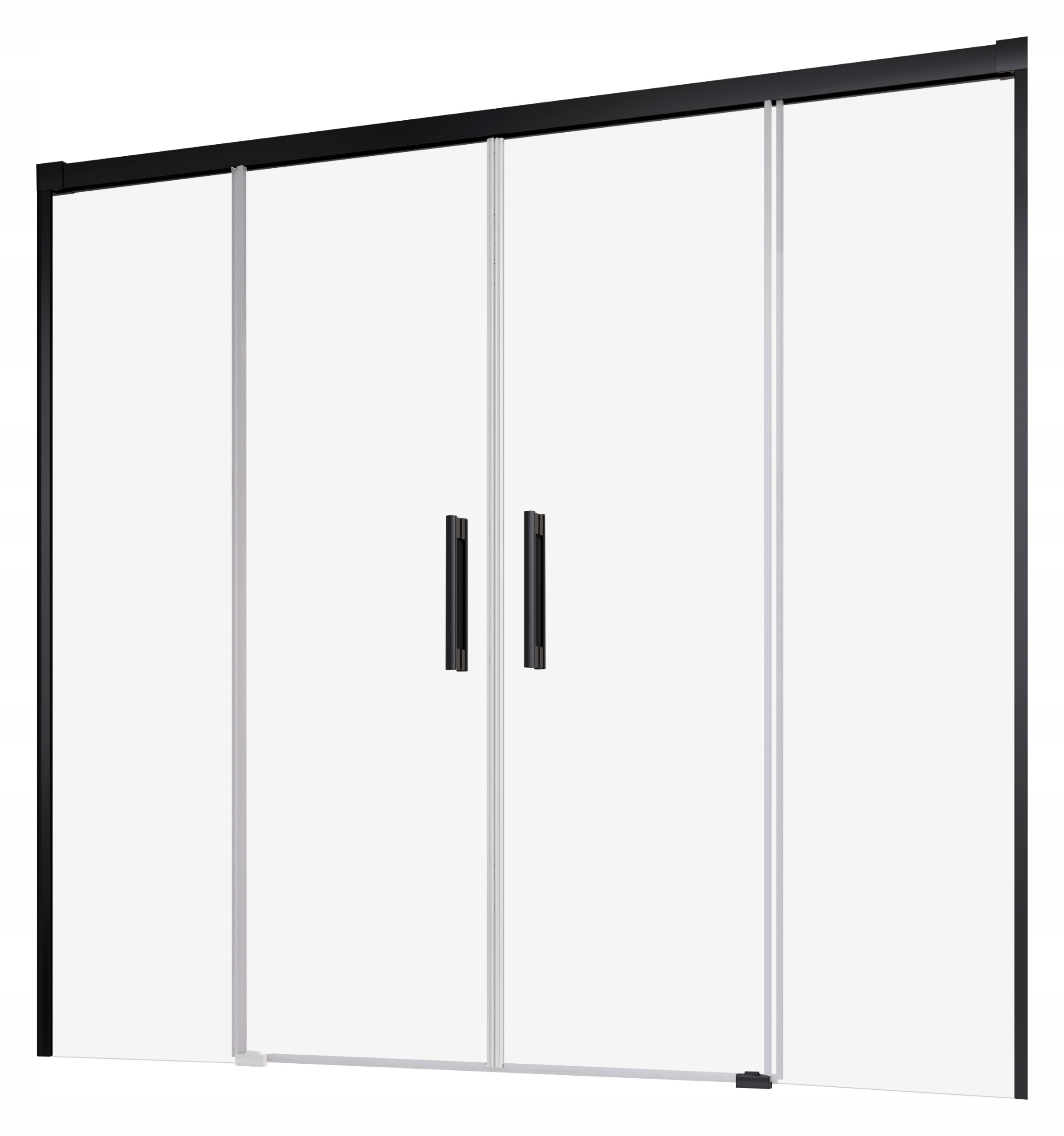 Zabudowa nawannowa Idea Black Pn Dwd 180x150 Radaway
