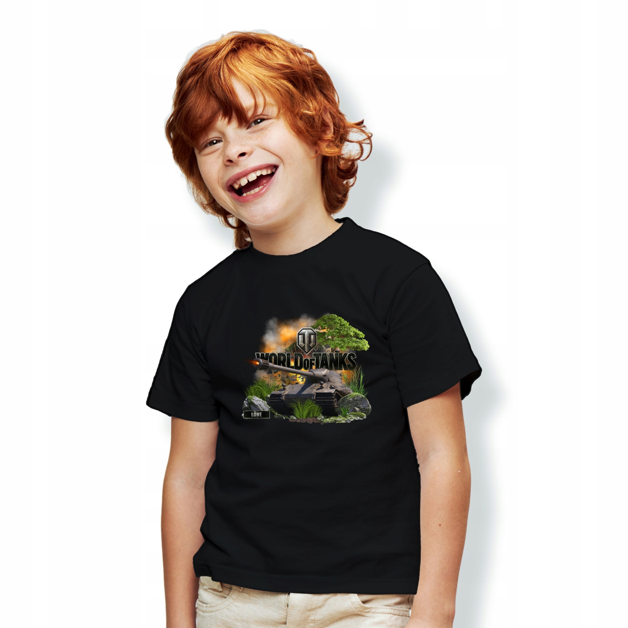 

Dziecięca czarna koszulka Gracza Wot r.146-152