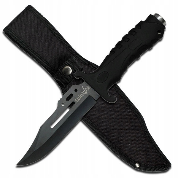 

Nóż Survivalowy Niezbędnik Z Pochwą 26 cm HK-1036S