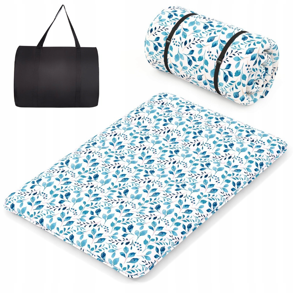 Japoński materac futonowy Tatami Mat podłogowy składany 200 X 90 Pokrowiec