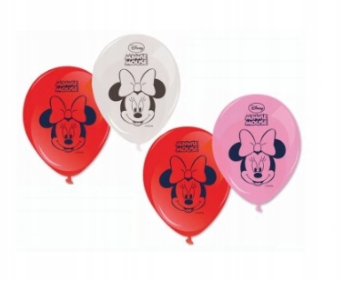 

Balony urodzinowe Myszka Minnie - 28 cm - 8 szt