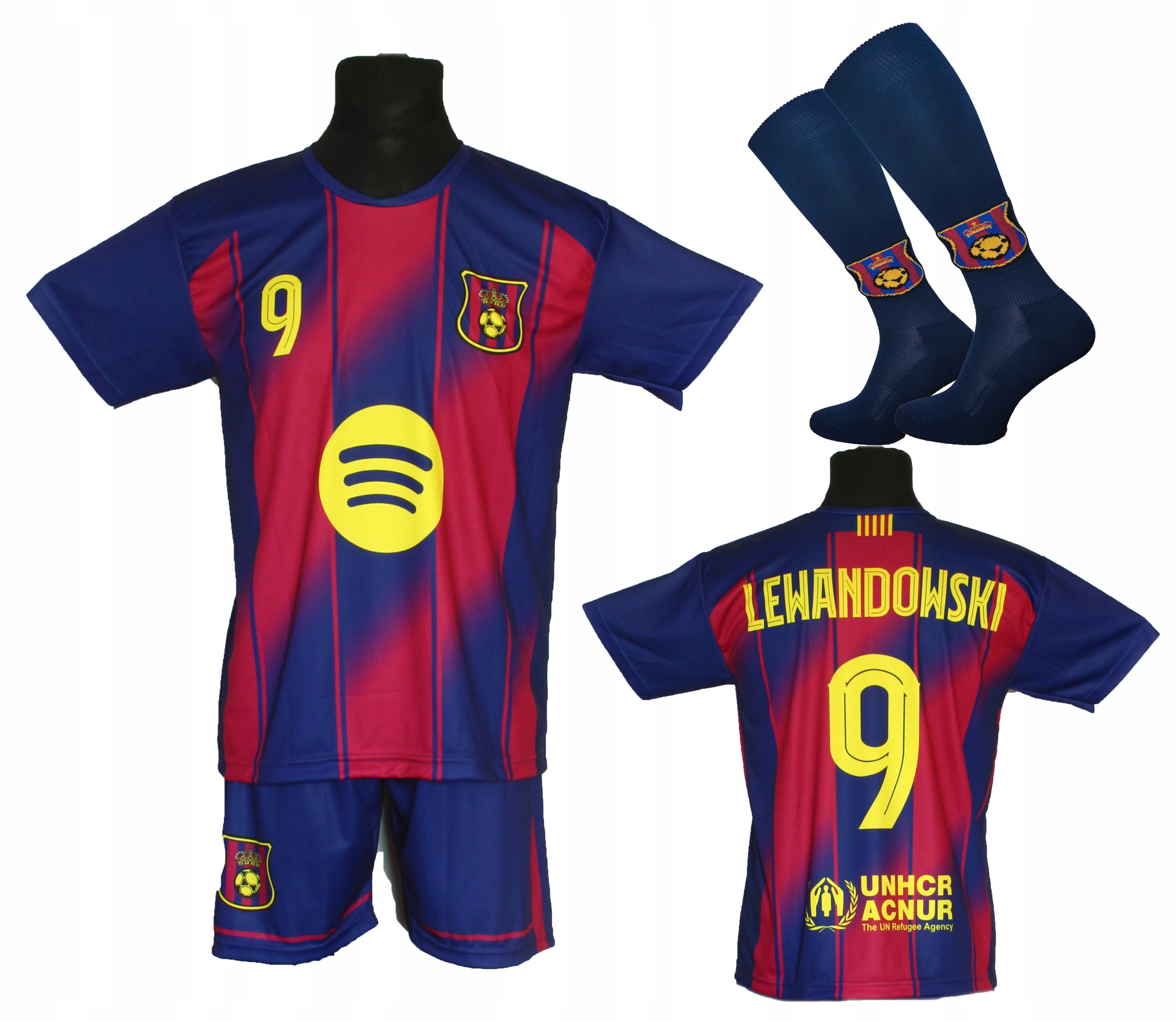 Lewandowski komplet sportowy strój piłkarski Bg 140