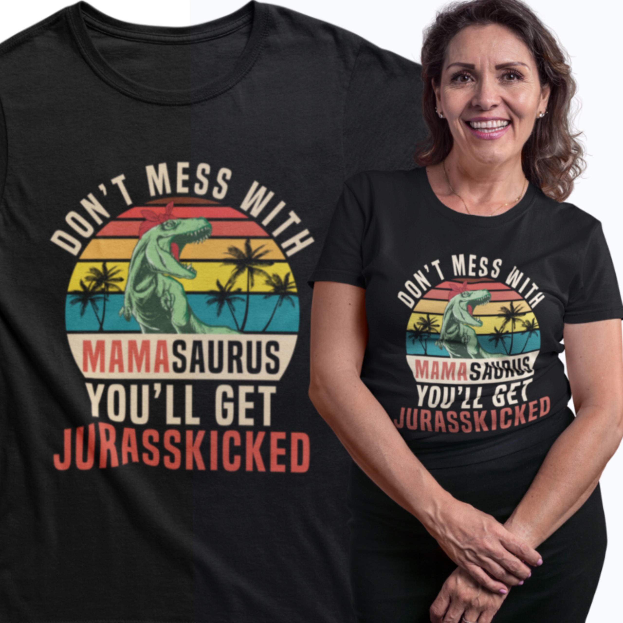 

Koszulka Bluzka Na Dzień Matki Mamasaurus