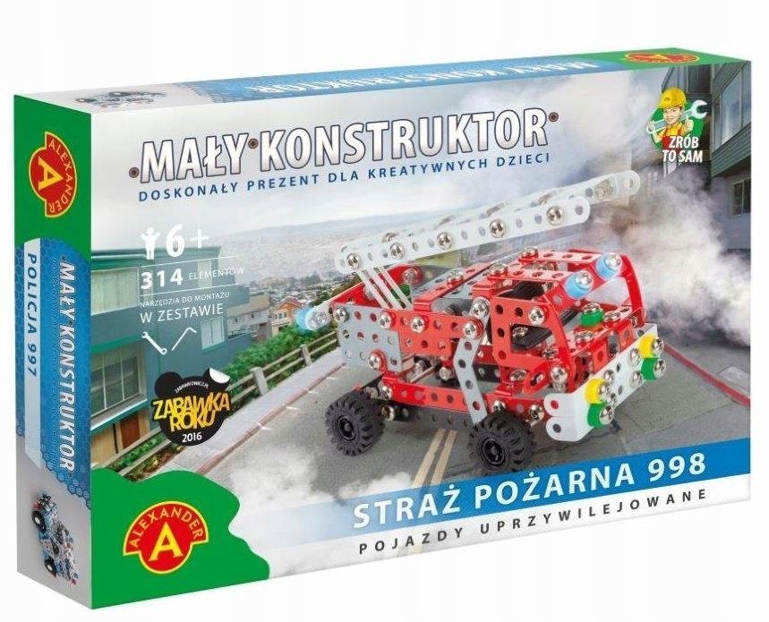 Mały Konstruktor. Straż Pożarna 998 Alexander