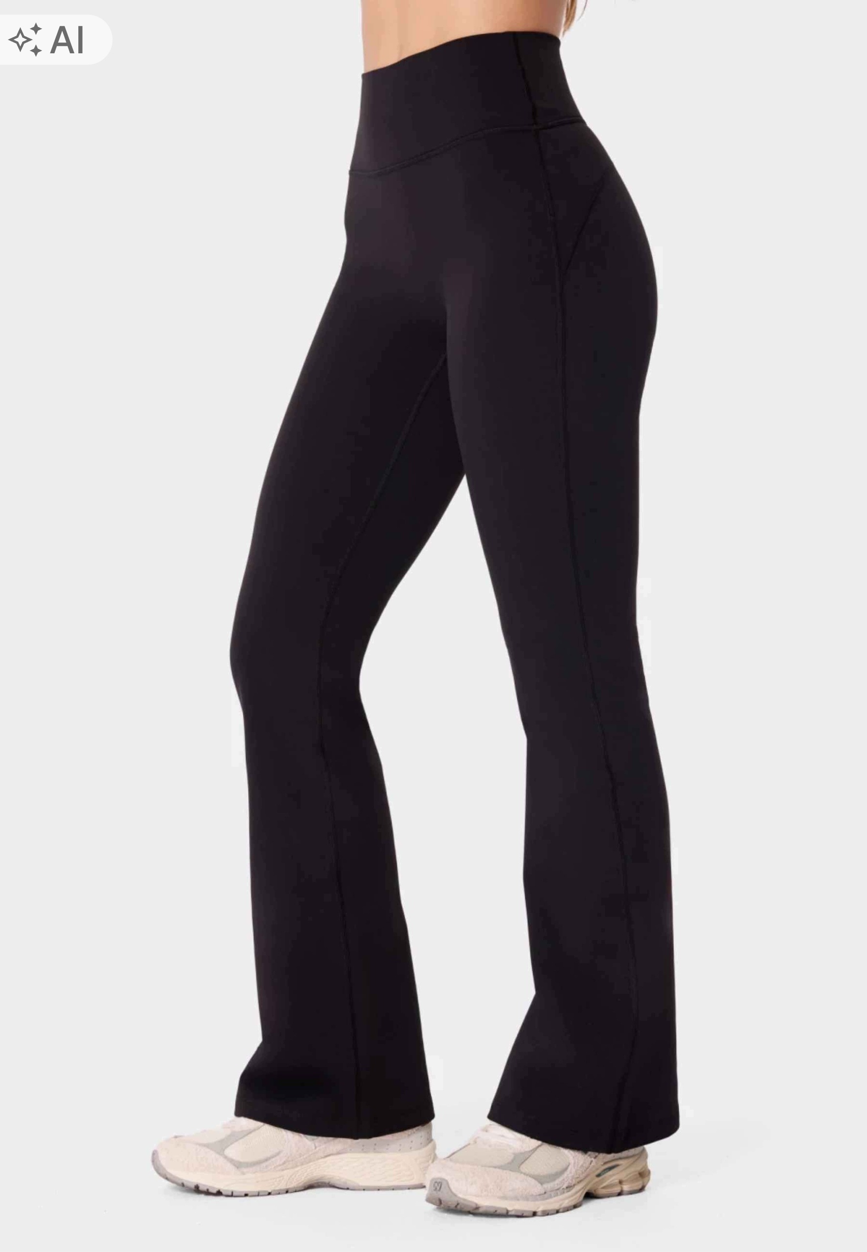 Legginsy damskie Carpatree Signature Flare ocieplane czarne Deep Black L