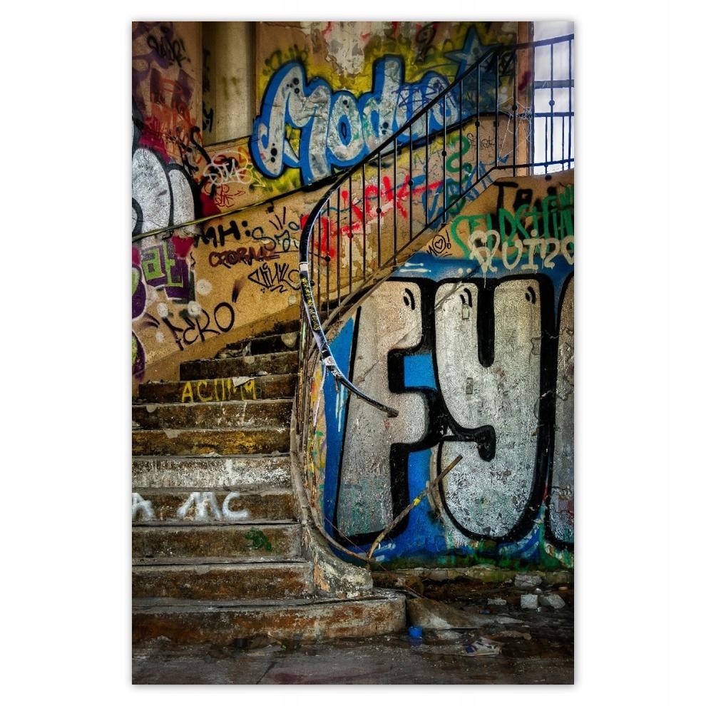 

Plakat 62x93 Graffiti Murale