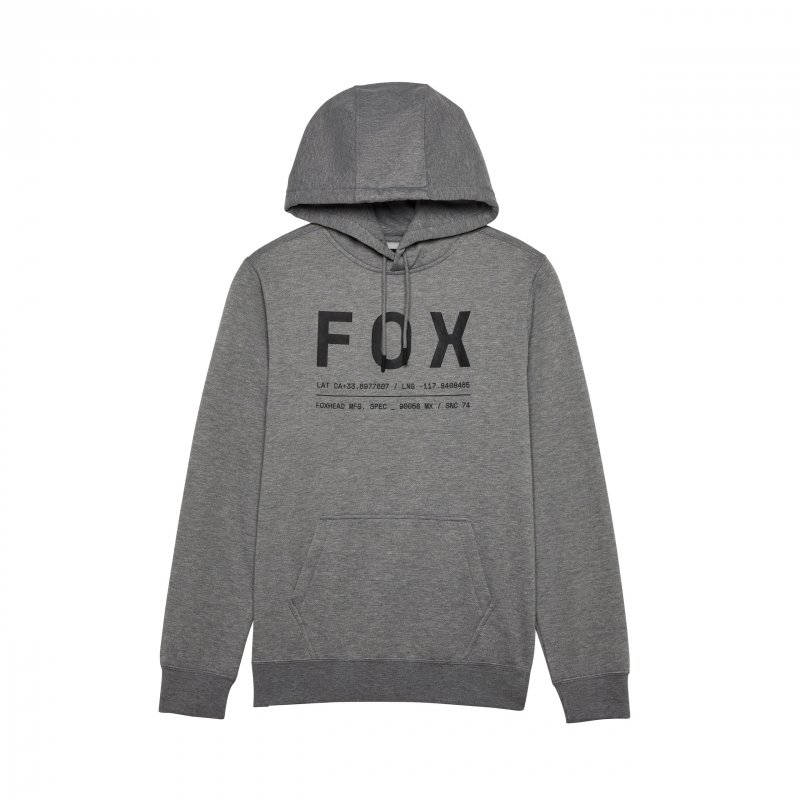 Mikina S Kapucňou Fox Nonstop Fleece Po Heather Graphite XL
