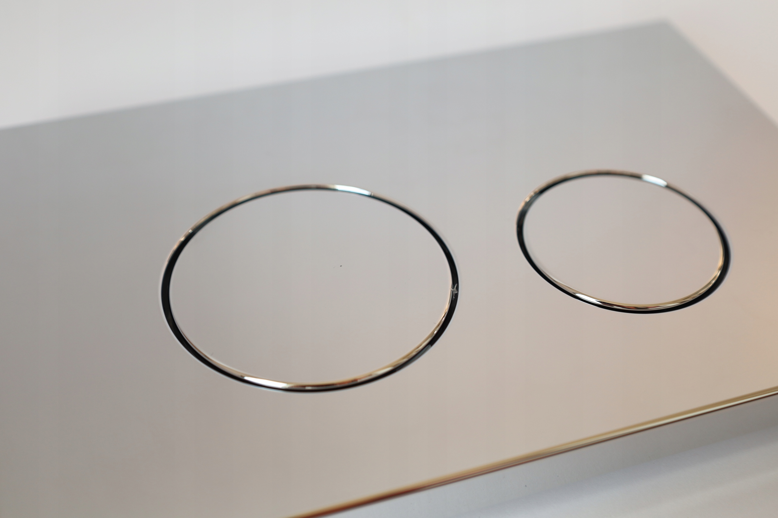 PRZYCISK do WC CHROMOWANY KKPOL OKRĄGŁE PRZYCISK Kolor chrom