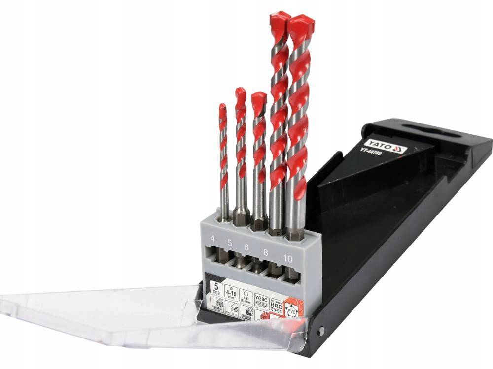 

Yato Zestaw Wierteł Uniwersalnyc 4-10 Hex YT-44789