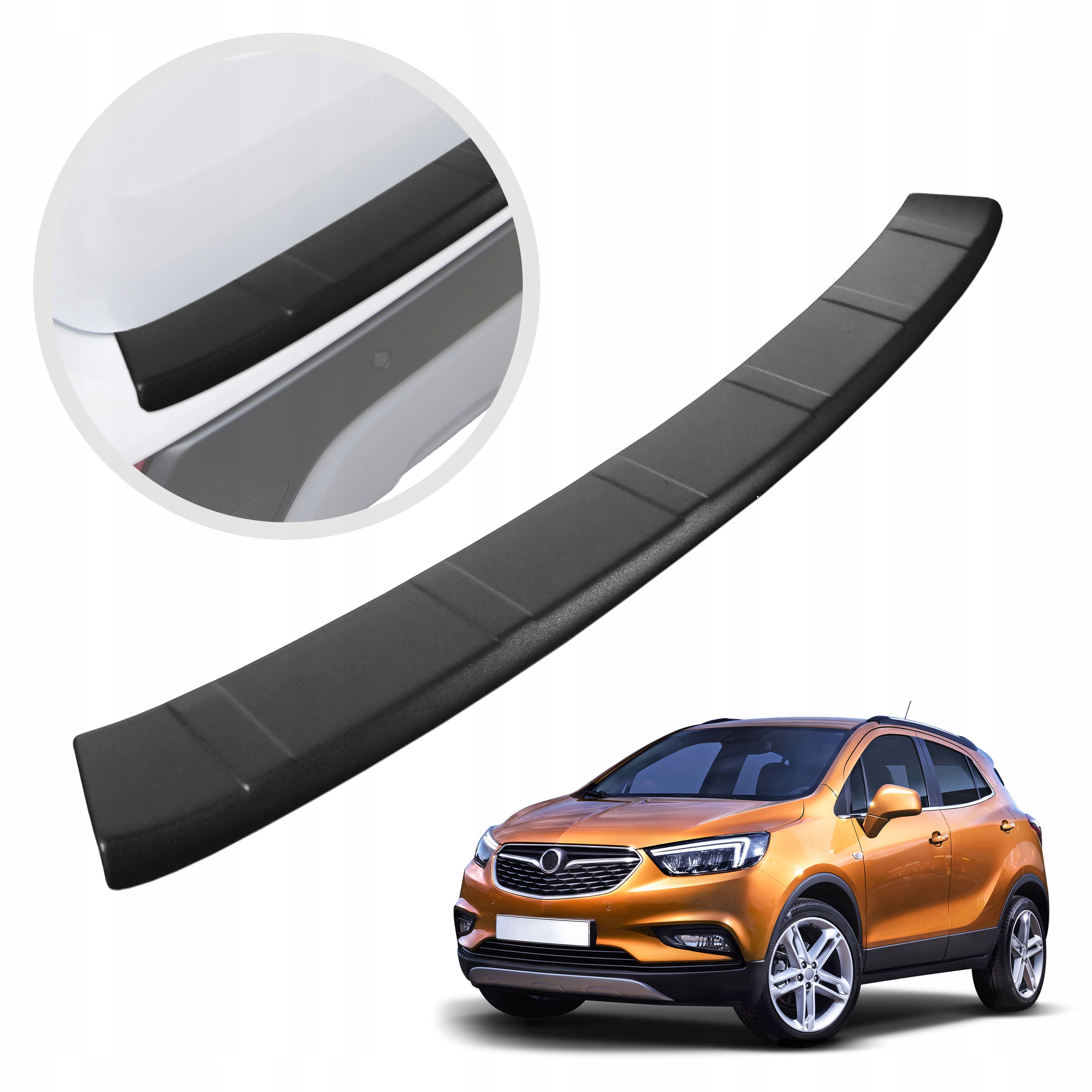 Ochranná lišta na zadný nárazník pre Opel Mokka X 2016-2020