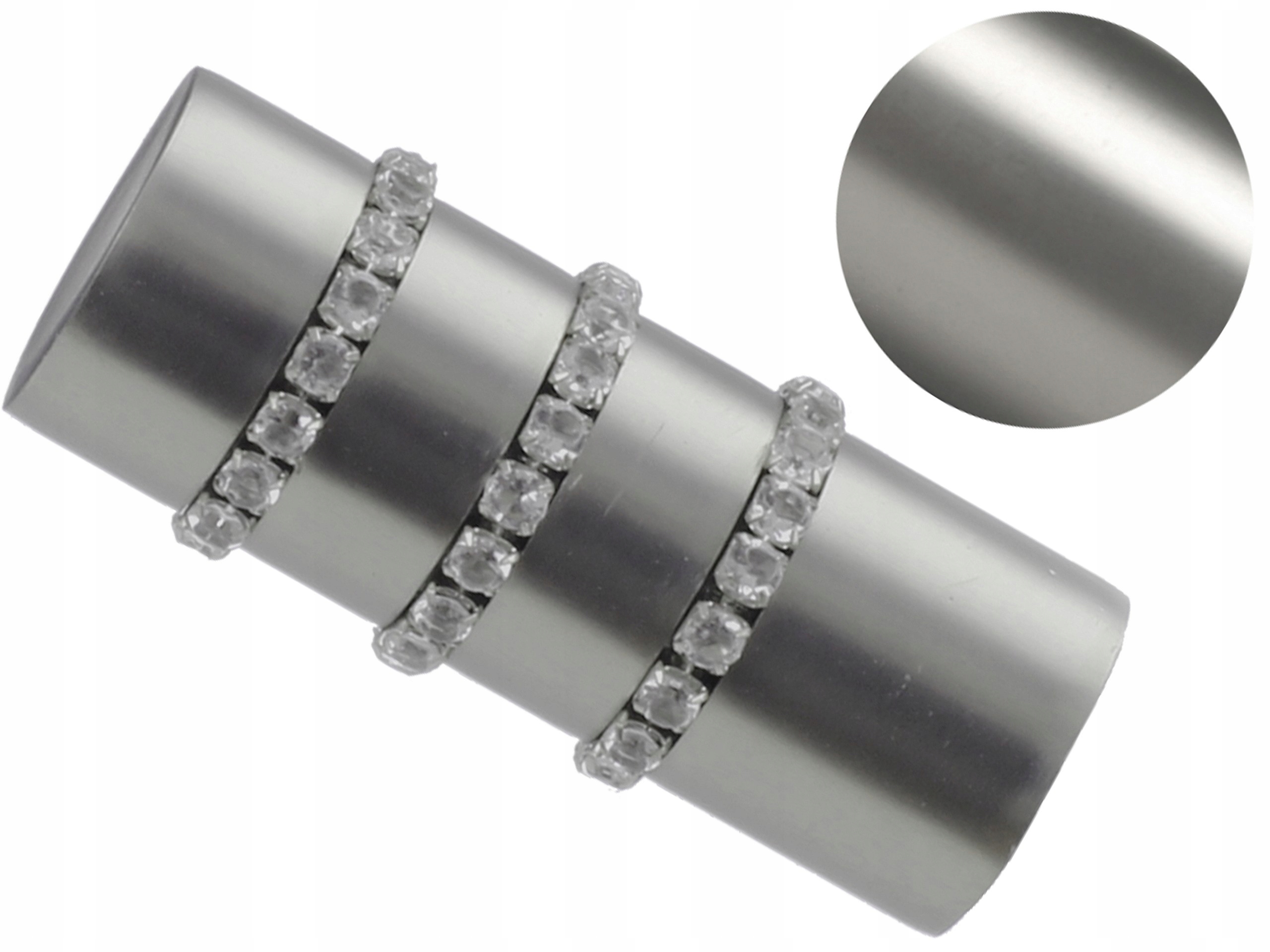 

19 mm Centaur zakończenie do karnisza Satyna