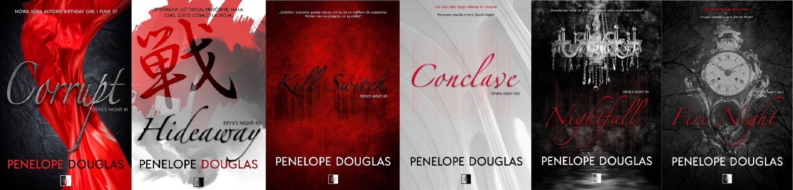 Devil's Night Corrupt Penelope Douglas Komplet x6