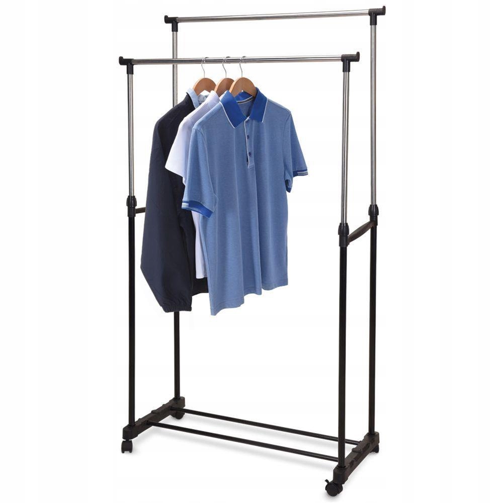 

Stojak wieszak podwójny garderoba na ubrania