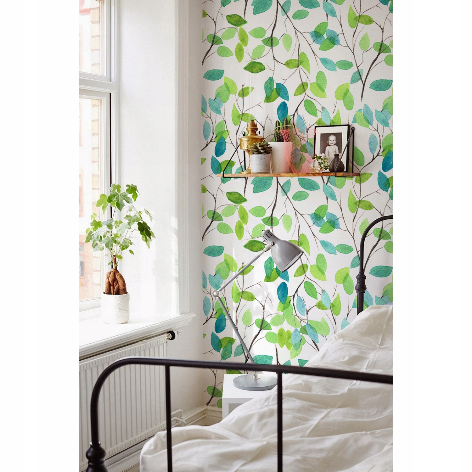 

Fototapeta flizelina Zielone liście 208x146 + klej