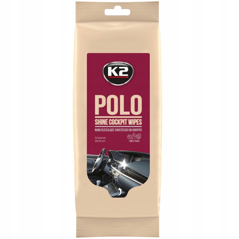 K2 POLO PROTECTANT CHUSTECZKI DO KOKPITU I WNĘTRZA