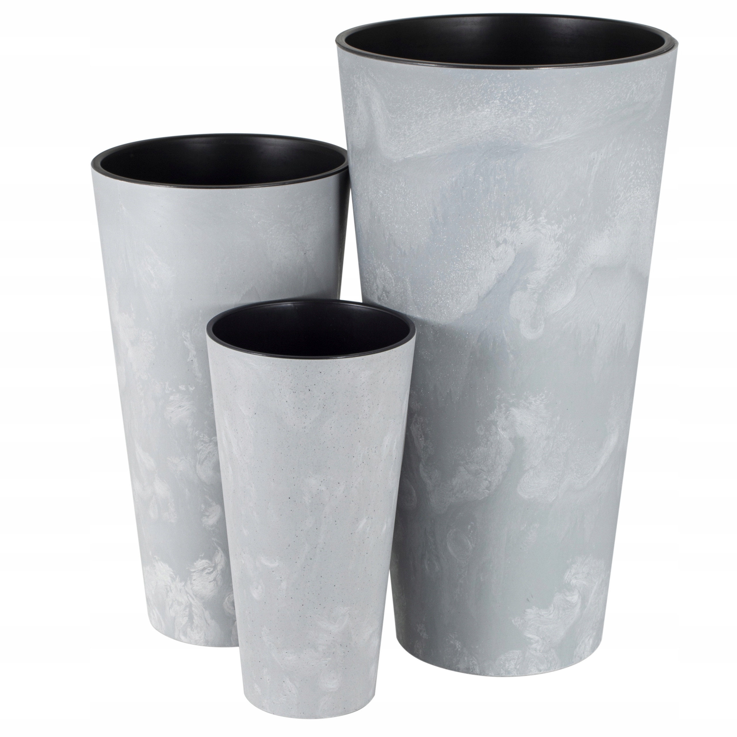 Doniczka wysoka Effect Tubus DTUS250E + wkład | Beton — 12