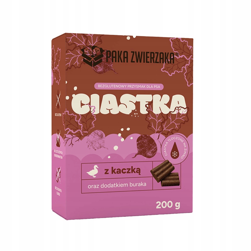 Paka Zwierzaka Kachna s červenou řepou pamlsek 200 g