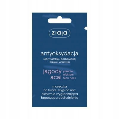 

Ziaja Antyoksydacja Jagody Acai Maska na noc 7 ml