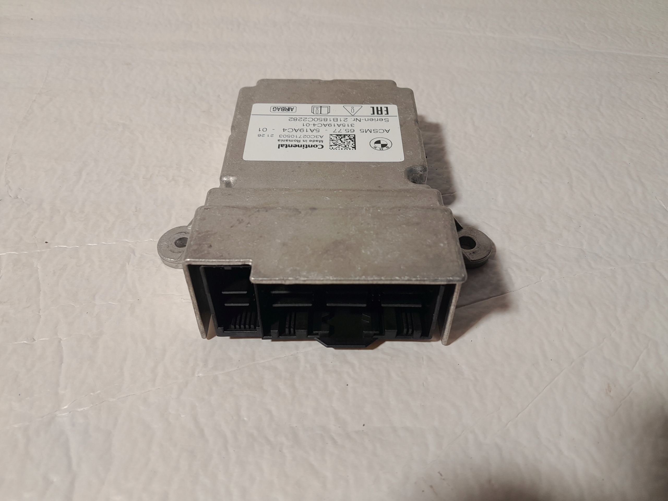 BMW 7 G11 LCI module control unit airbag 5A19AC4