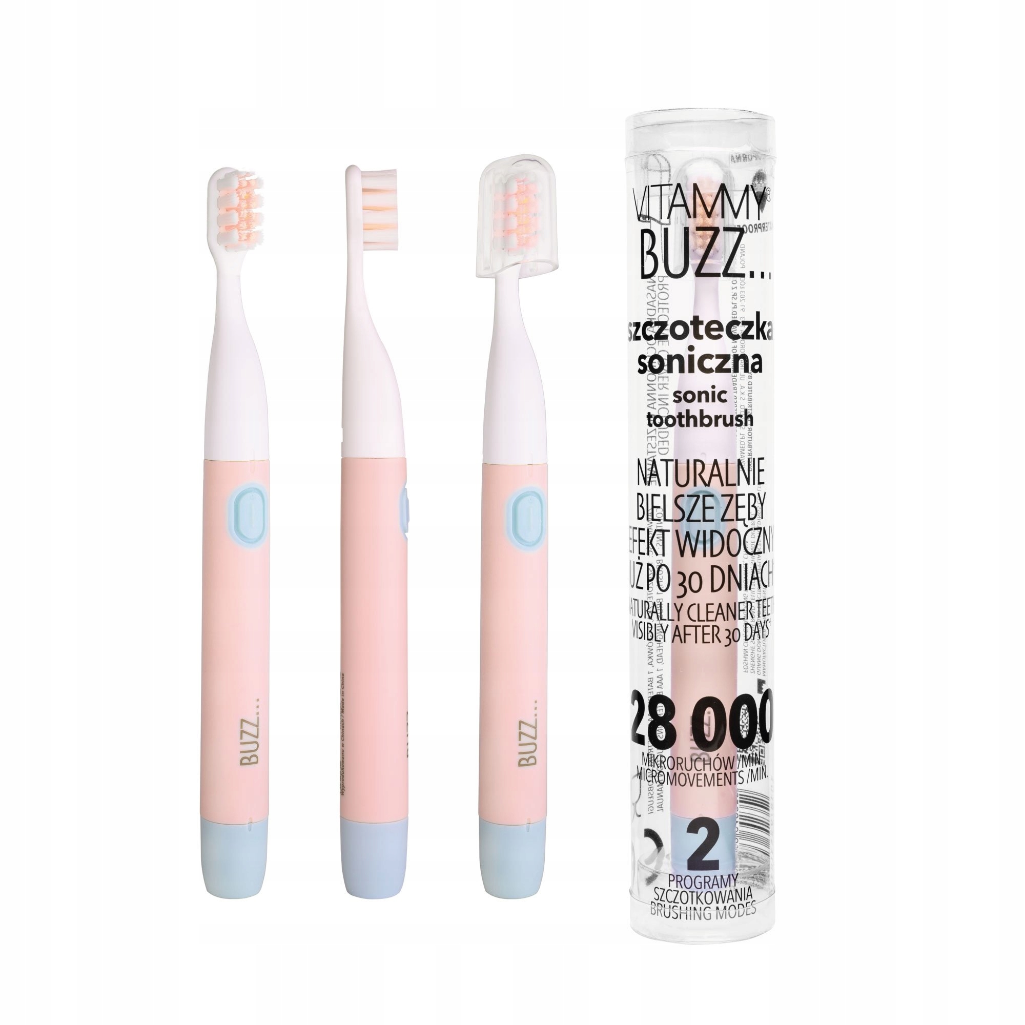 

Szczoteczka soniczna do zębów timer Vitammy Buzz