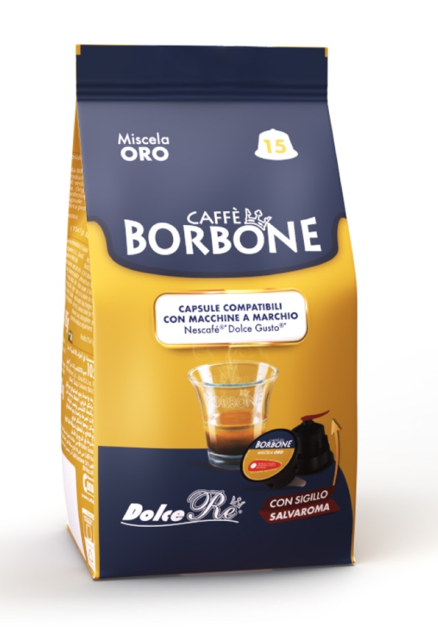 Kapsułki do Dolce Gusto Caffe Borbone ORO 15 szt. zamienniki Nescafe