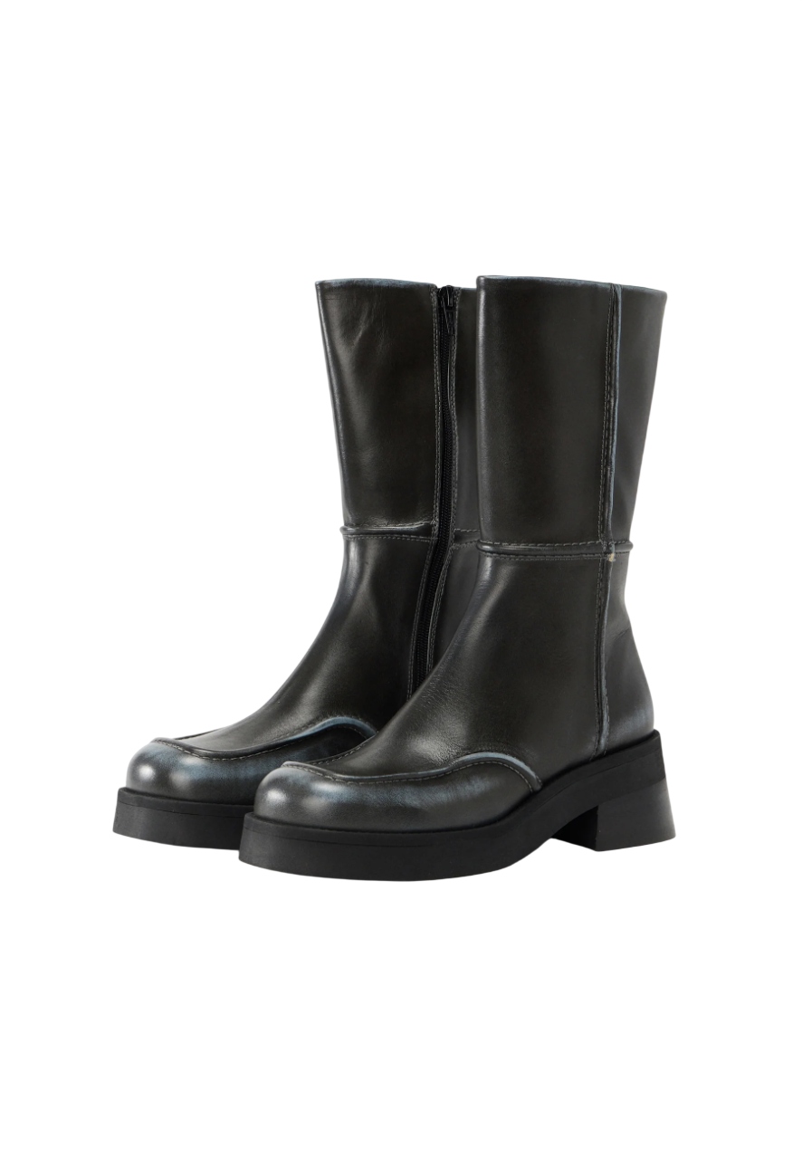 Miista Ostatní Dámské kožené kozačky velikost 39