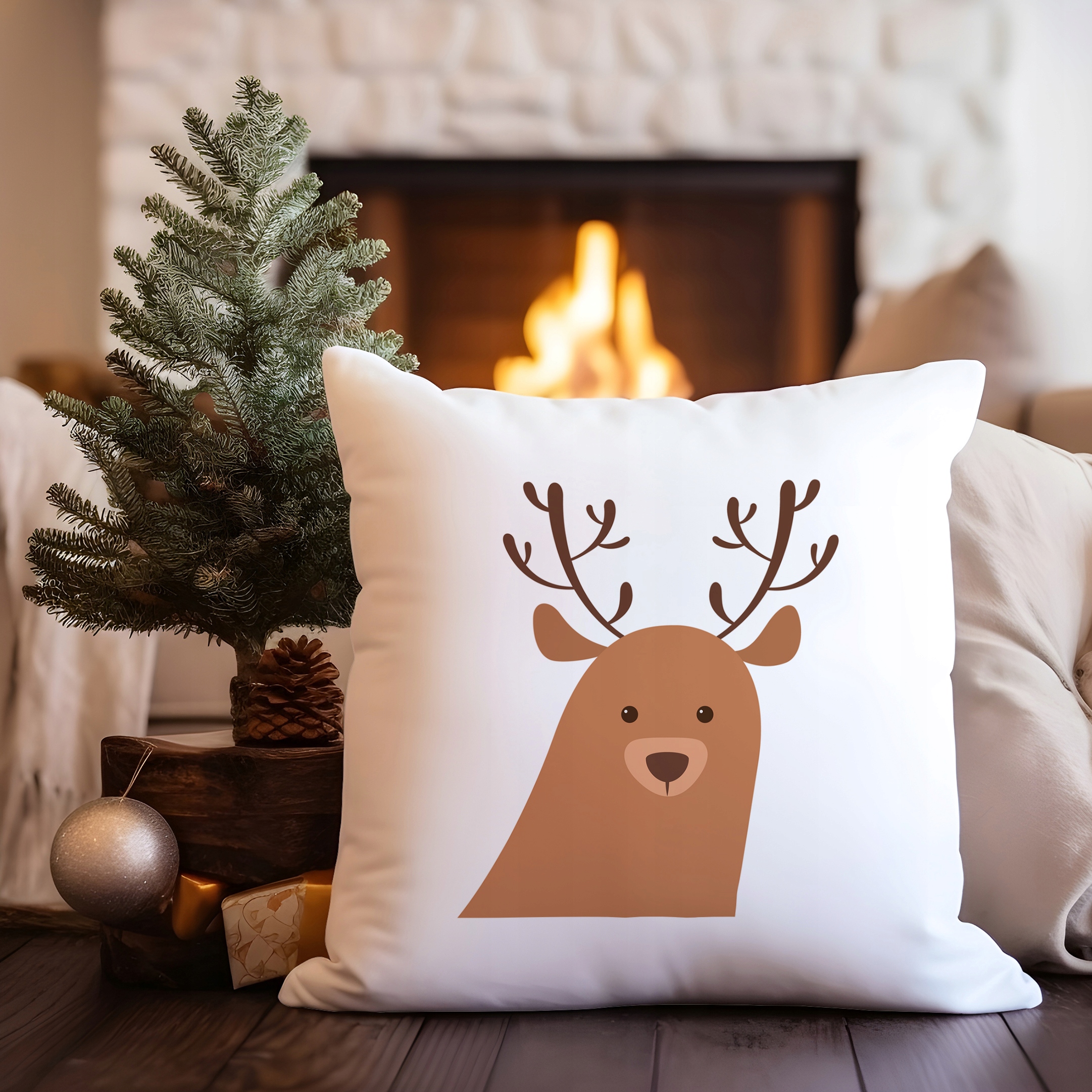 POSZEWKA DEKORACYJNA 40x40 ŚWIĄTECZNA Z NADRUKIEM Zastosowanie inne