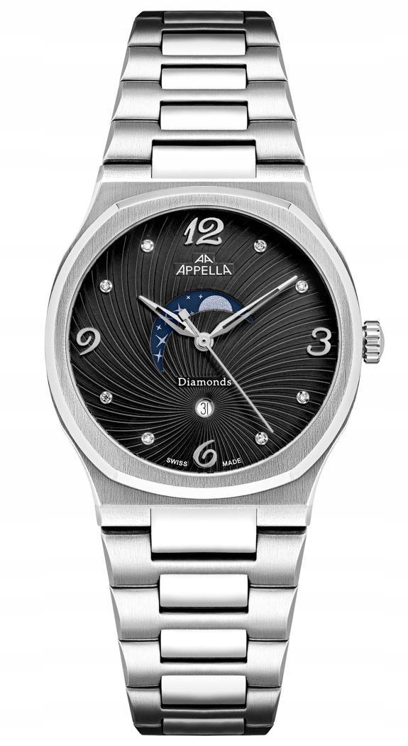 Nové Originální dámské hodinky Appella L32006.5174DQS Diamonds datumovka
