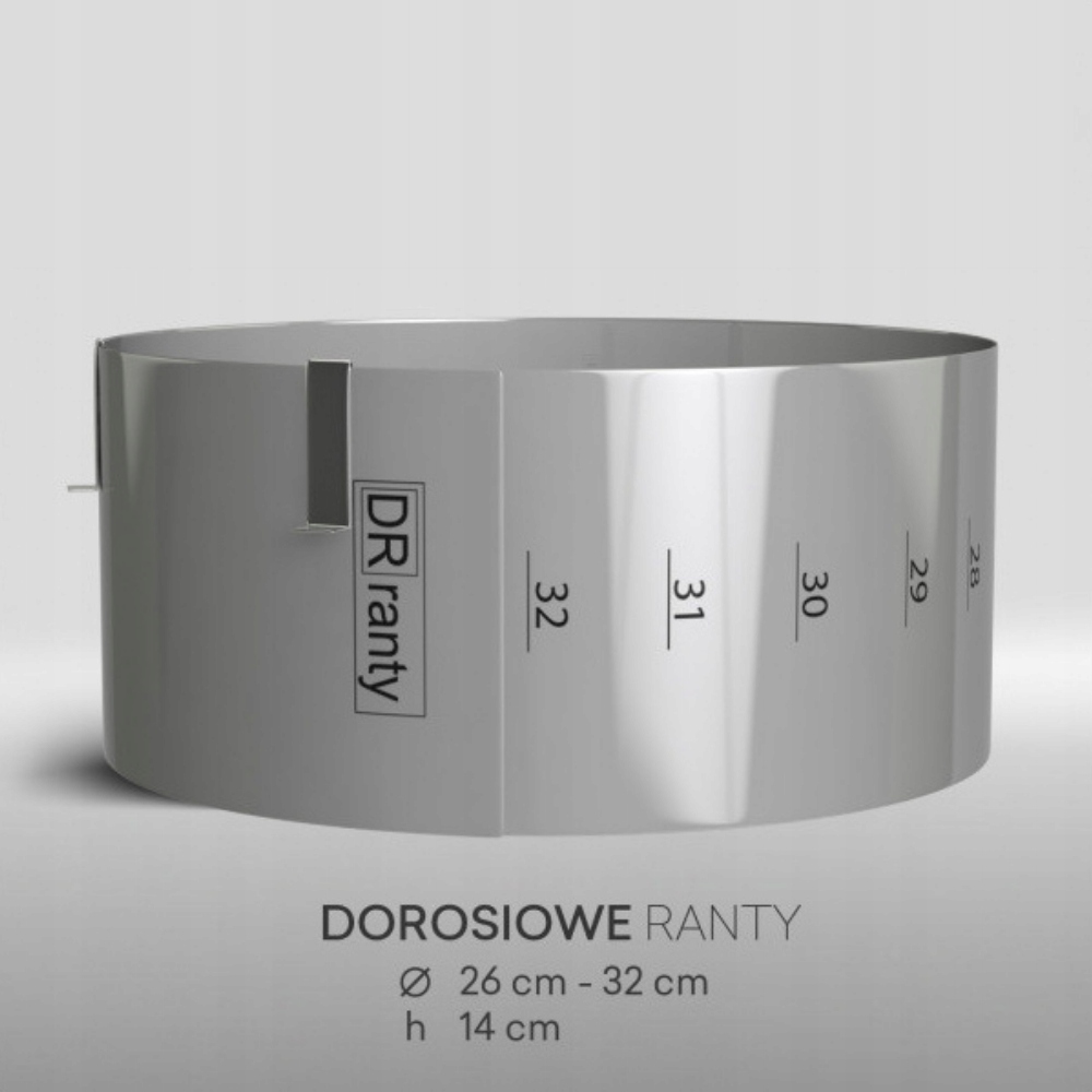 Levně Forma kulatý na piškoty h14 , 26-31 cm Dorosiowe Ranty