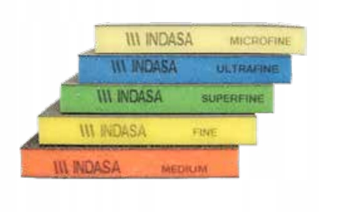 INDASA GĄBKA ŚCIERNA NA MOKRO I SUCHO SUPER FINE