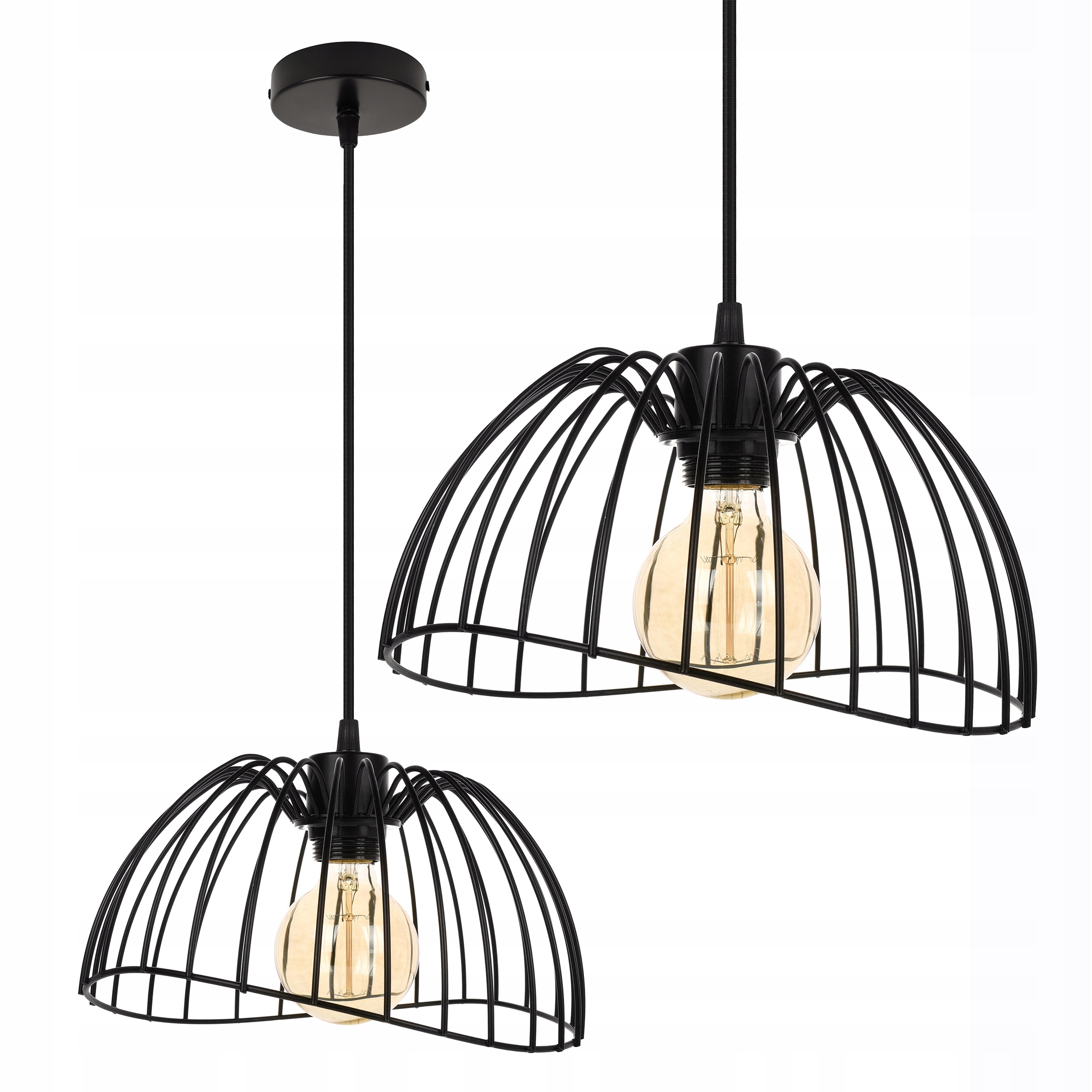 LAMPA WISZĄCA SUFITOWA ŻYRANDOL PLAFON LOFT LED