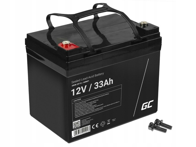 

Akumulator Green Cell AGM21 33Ah 12V