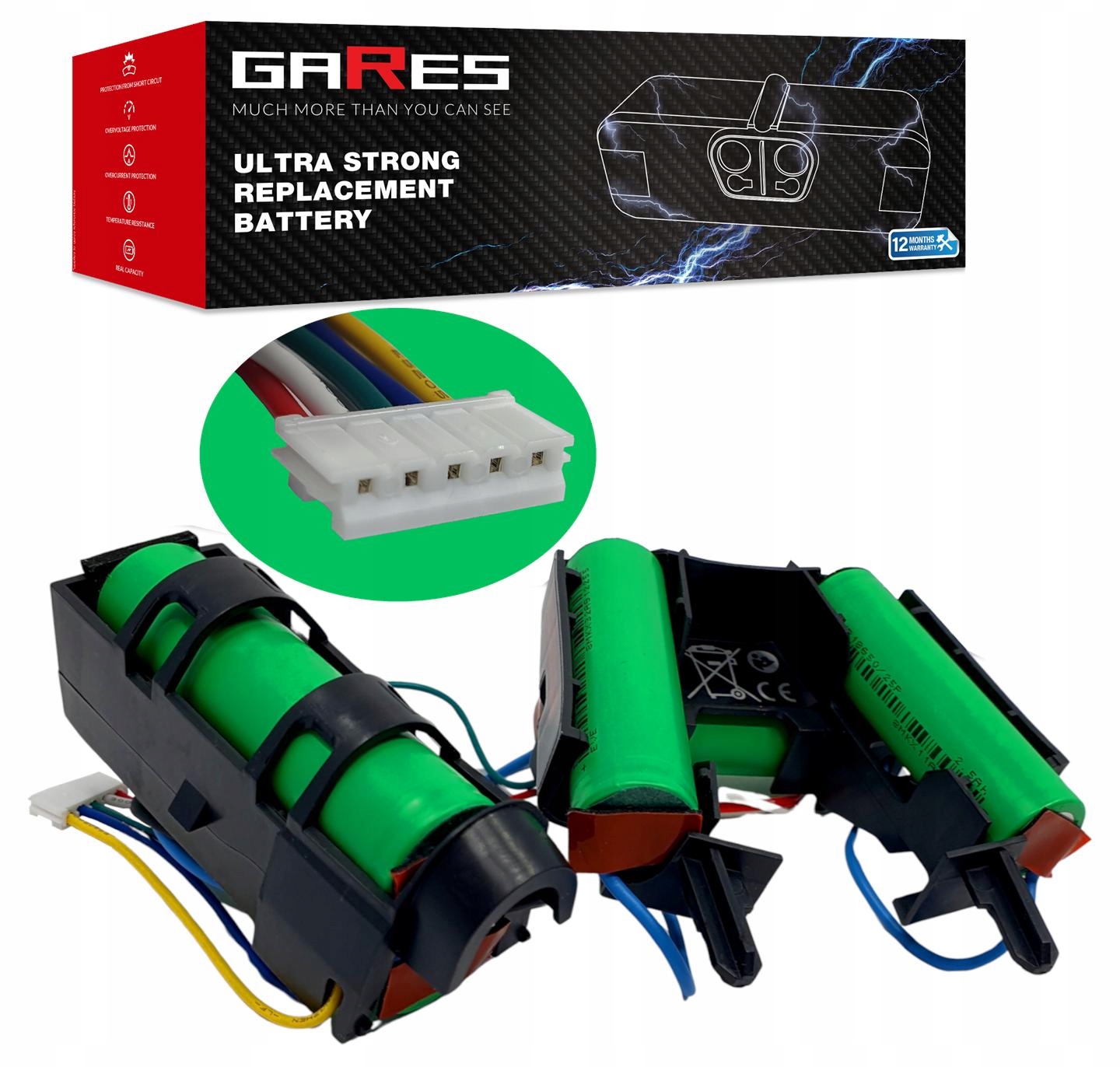 Akumulátor Gares pro Electrolux EER75STM EER75NOW ZB3214G 18V 2,5Ah