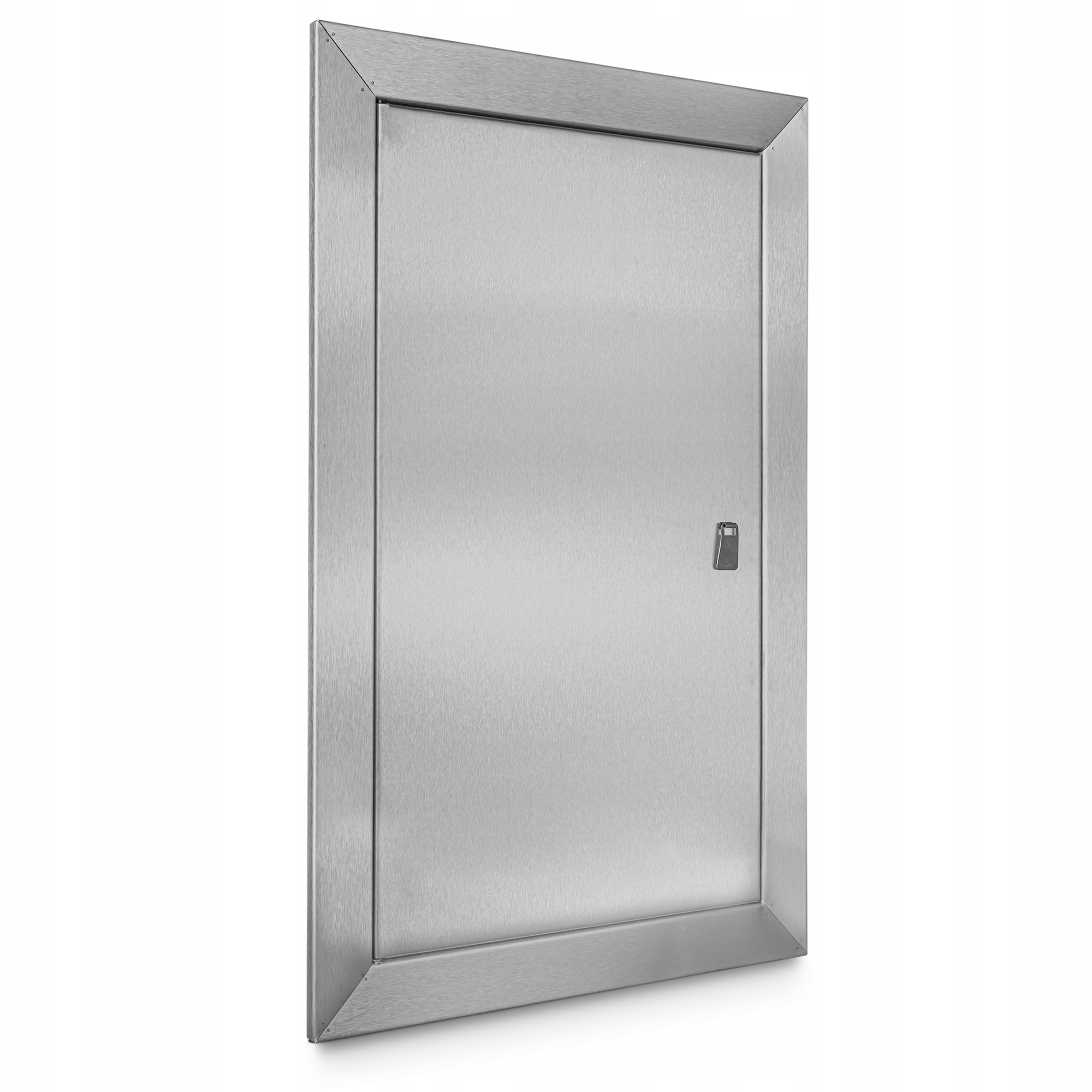 Revizní dvířka nerezová s výbrusem 40x70, úchytka
