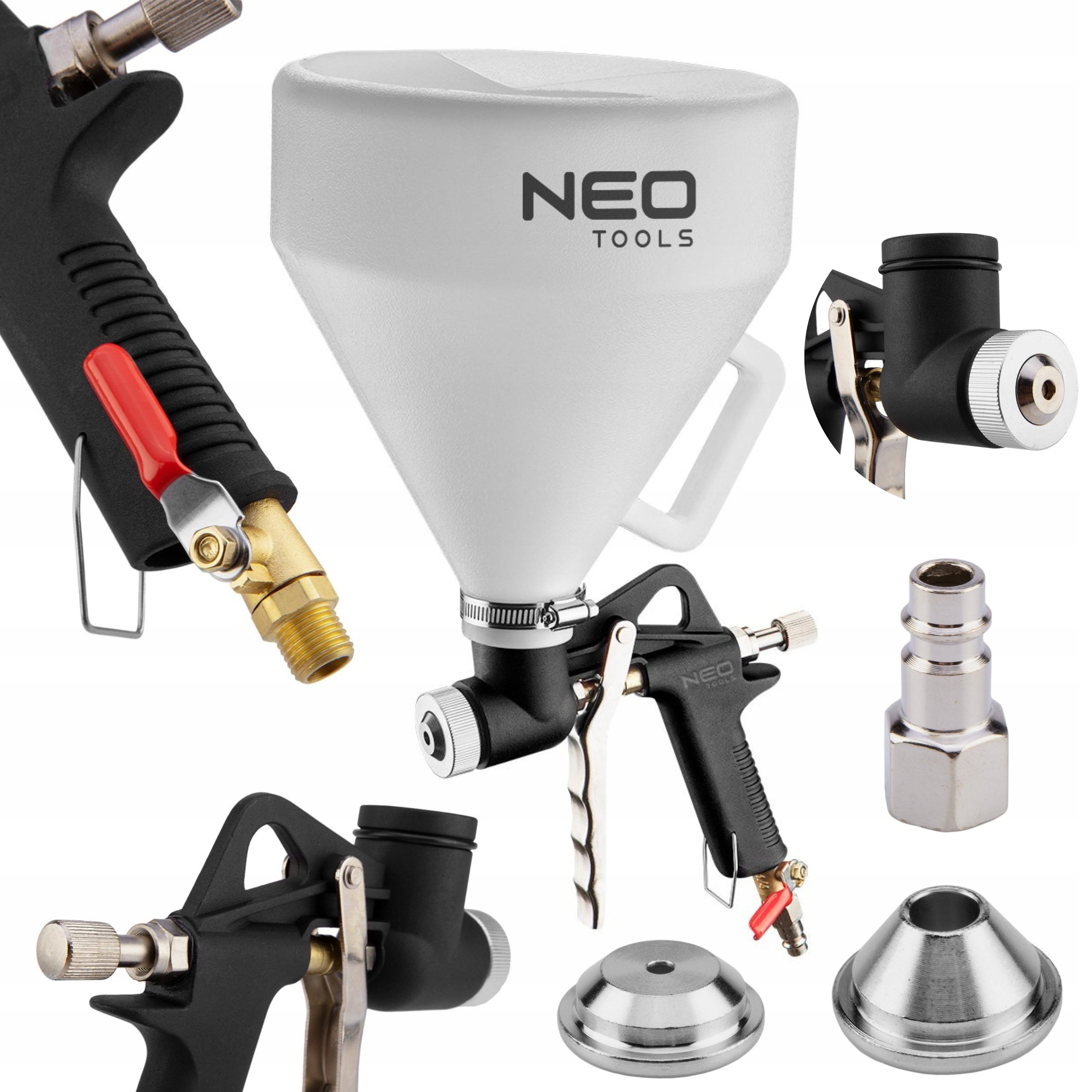 Neo Malířská Pistole Na Omítání Malování Stěn 6L Horní Nádrž 14220