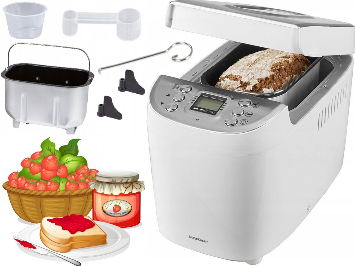 Pekárna na chleba SilverCrest Sbb 850 E1850 W Multifunkční na džem