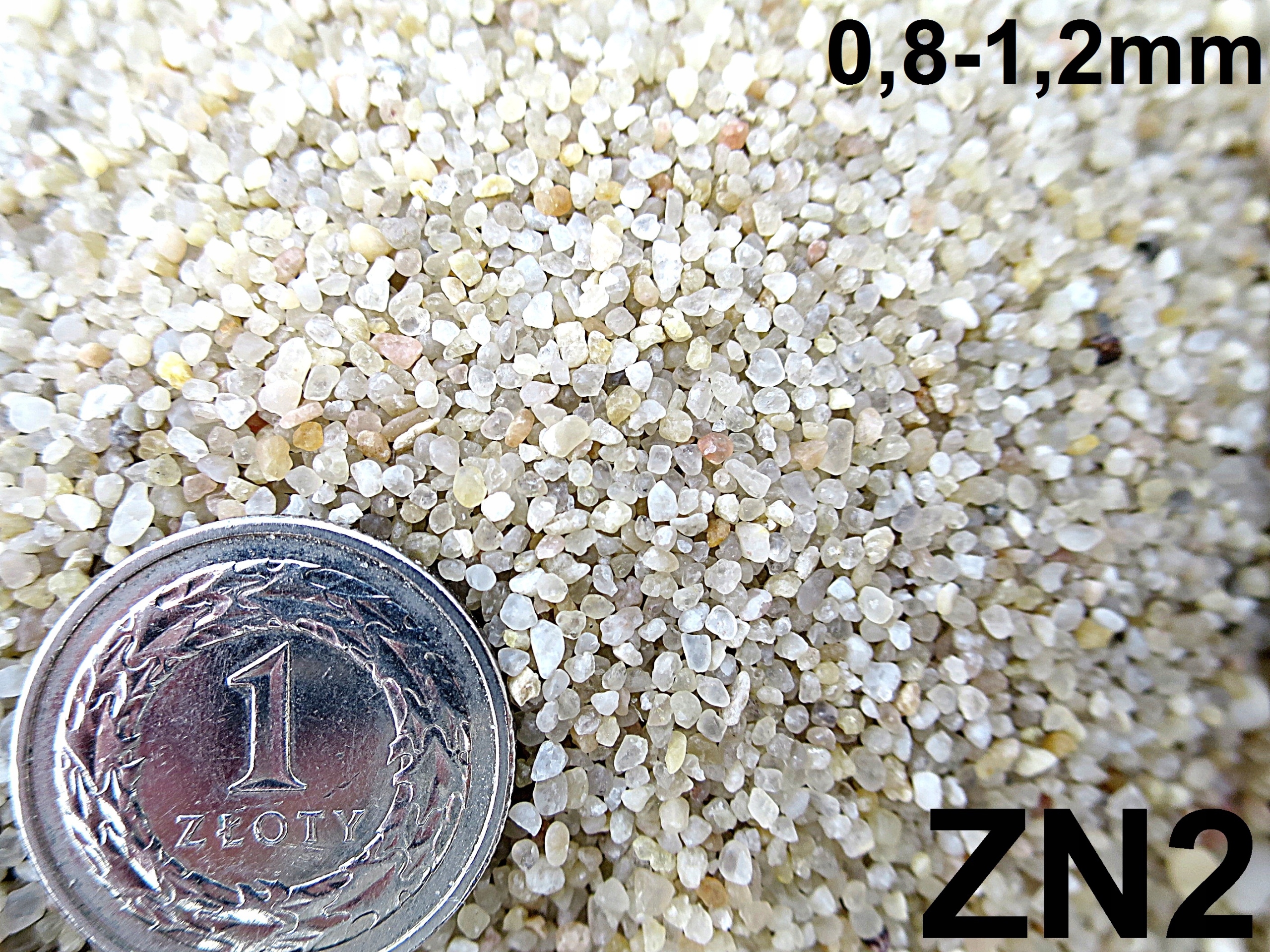 PIASEK NATURALNY BIAŁY BEŻOWY KWARCOWY FORMIERSKI BARDZO DROBNY 0,1MM 24 KG Rodzaj kamienie ogrodowe