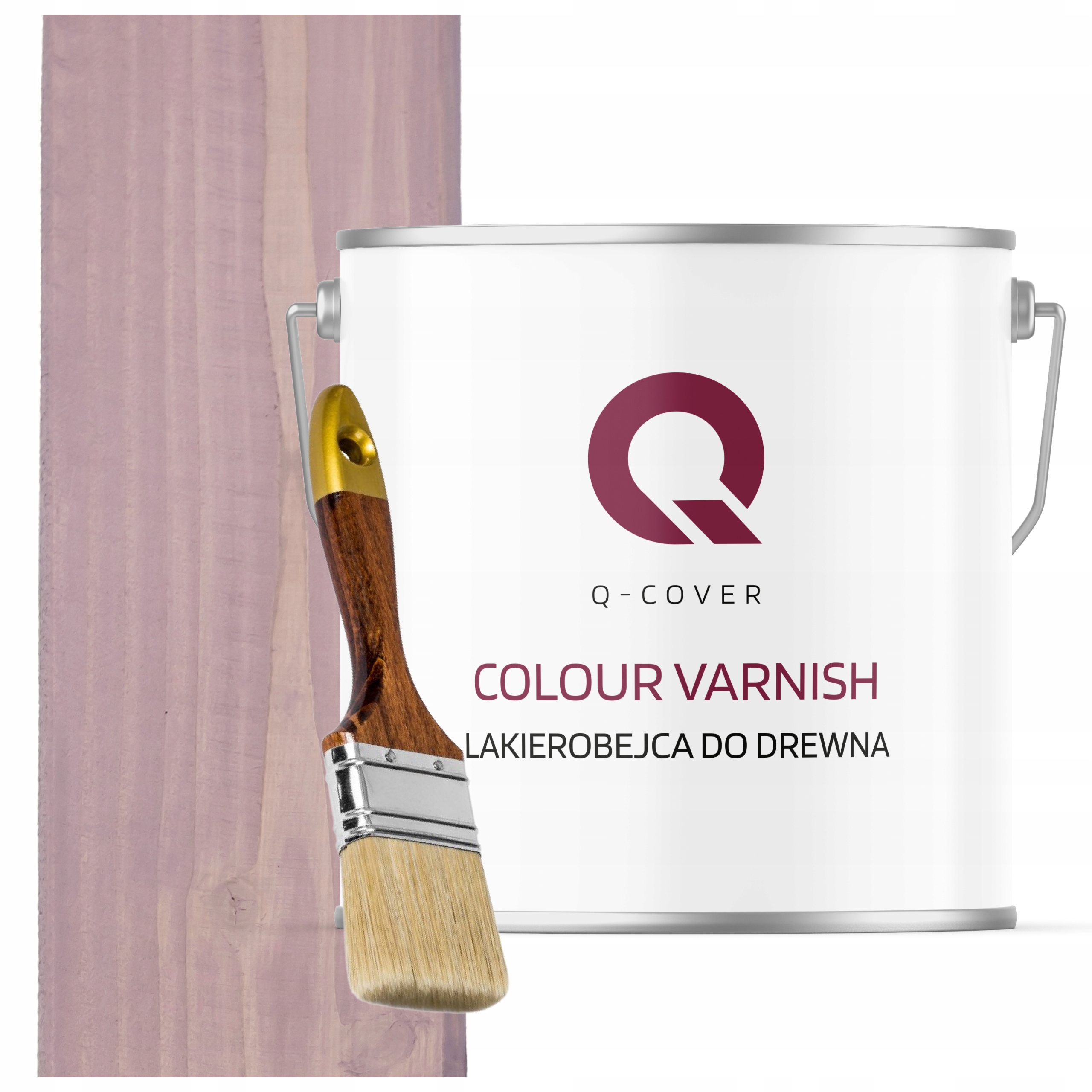 Lakovník Na Uv Dřevěné Prvky 3V1 Pudrová Růžová Polomat 5 L Dárek