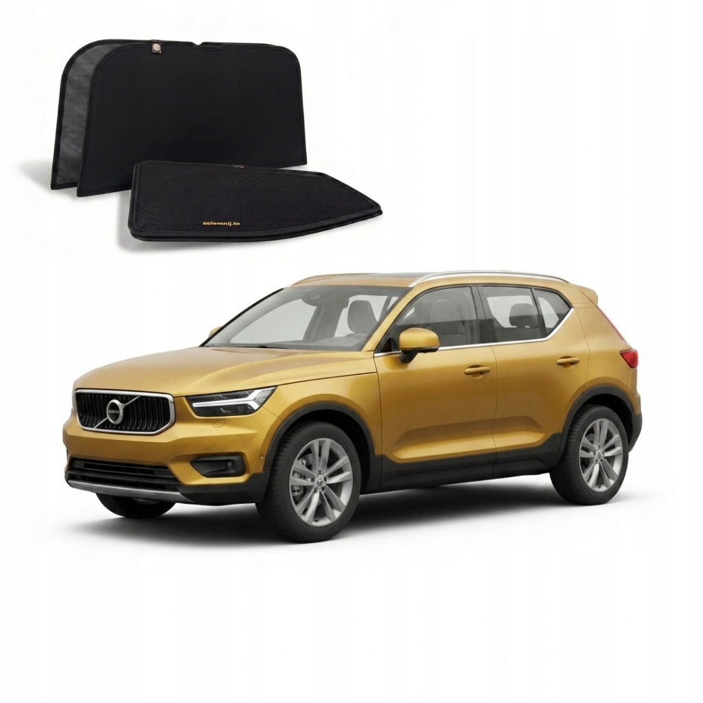 Speciální záclony a sluneční clony na dveře pro Volvo XC40