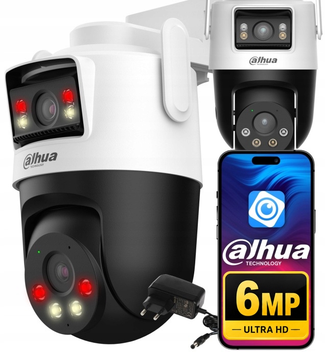 Otočná kamera WiFi 6MP 3K+ Dual Lens Full Color P3D-3F-PV Dahua Audio