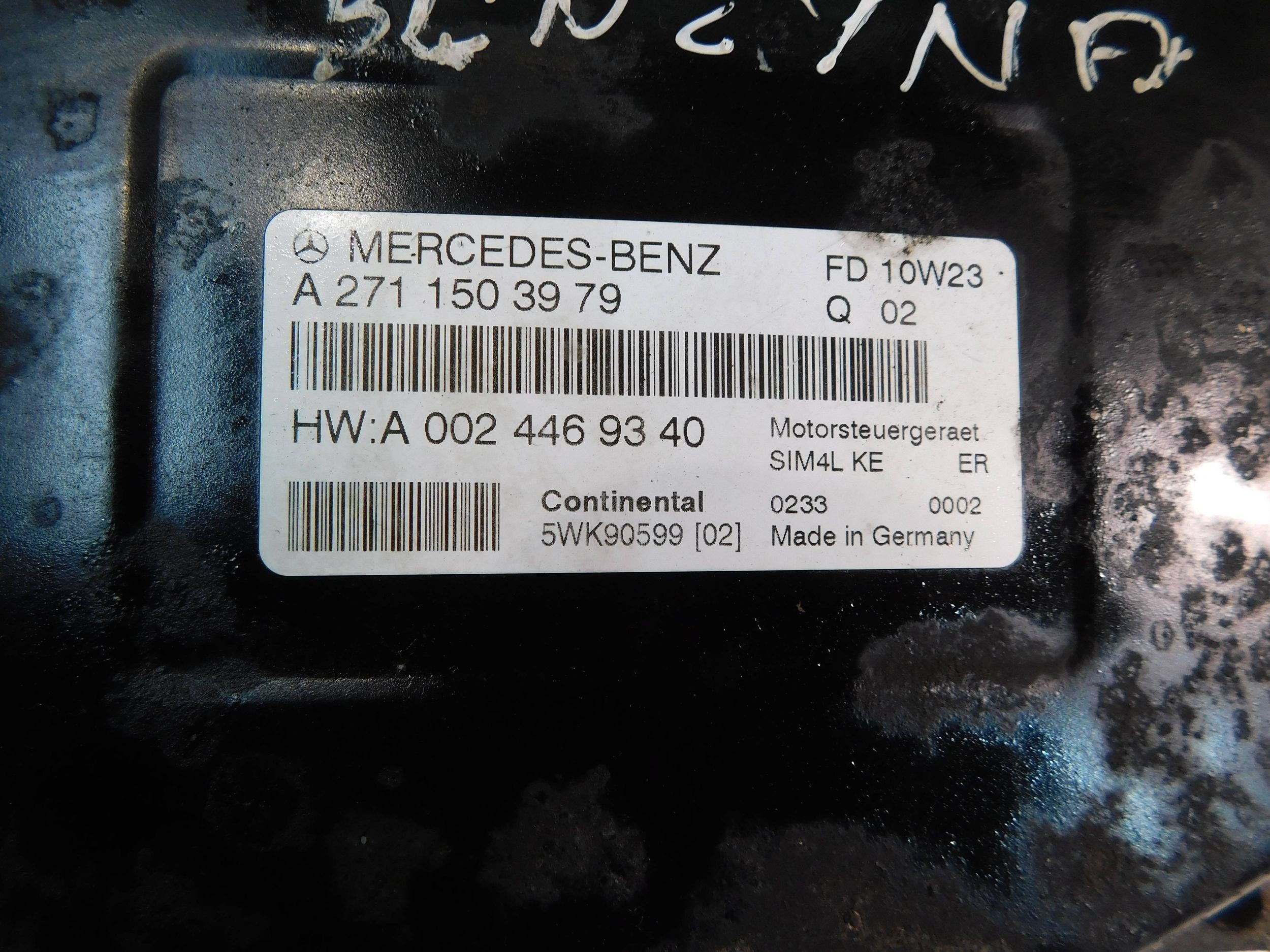 Sprinter 1.8 petrol computer control unit of the engine A2710104447 A2711503979