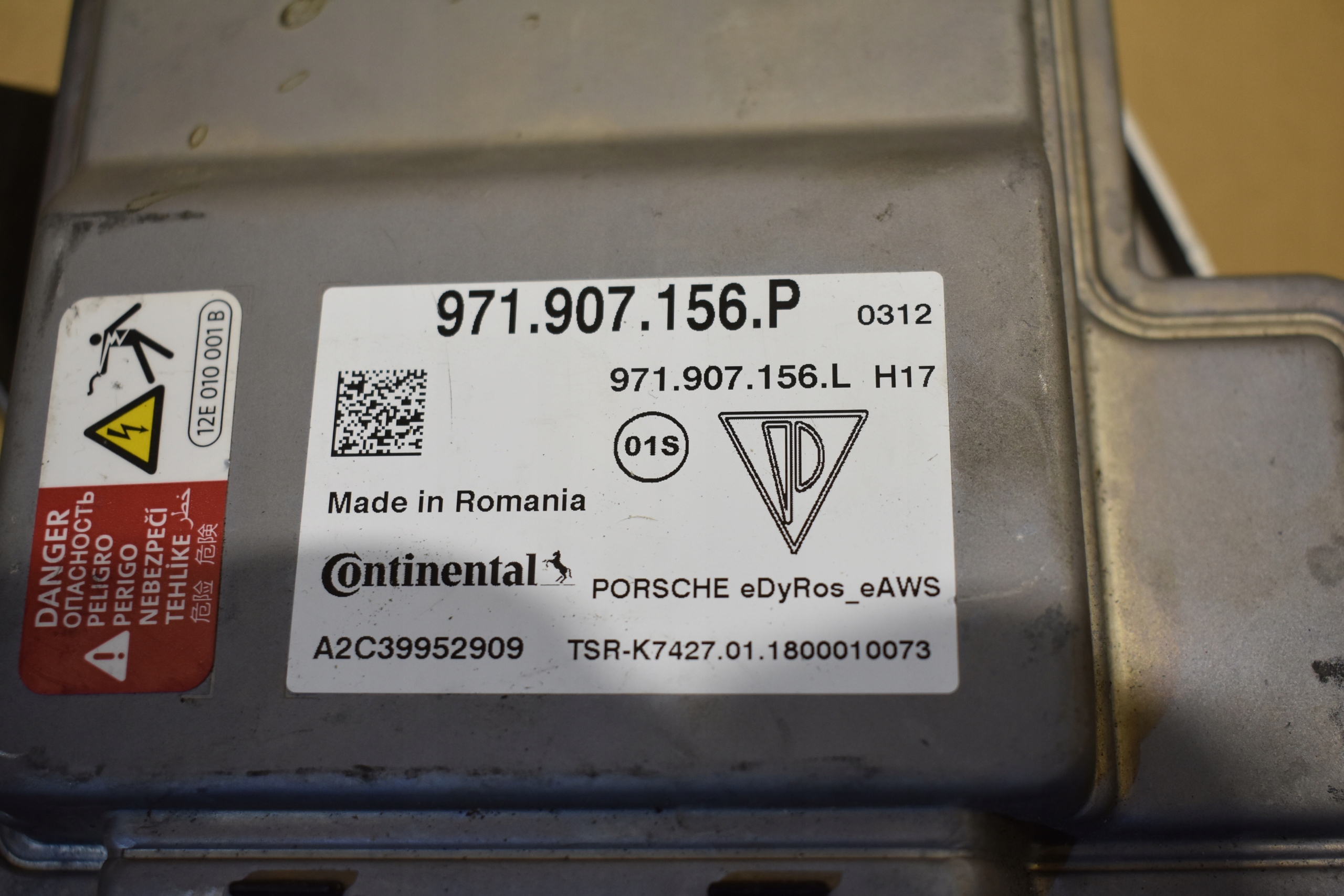 module control unit AKTYWNEGO springing PORSCHE PANAMERA 971 cayenne 9y 9