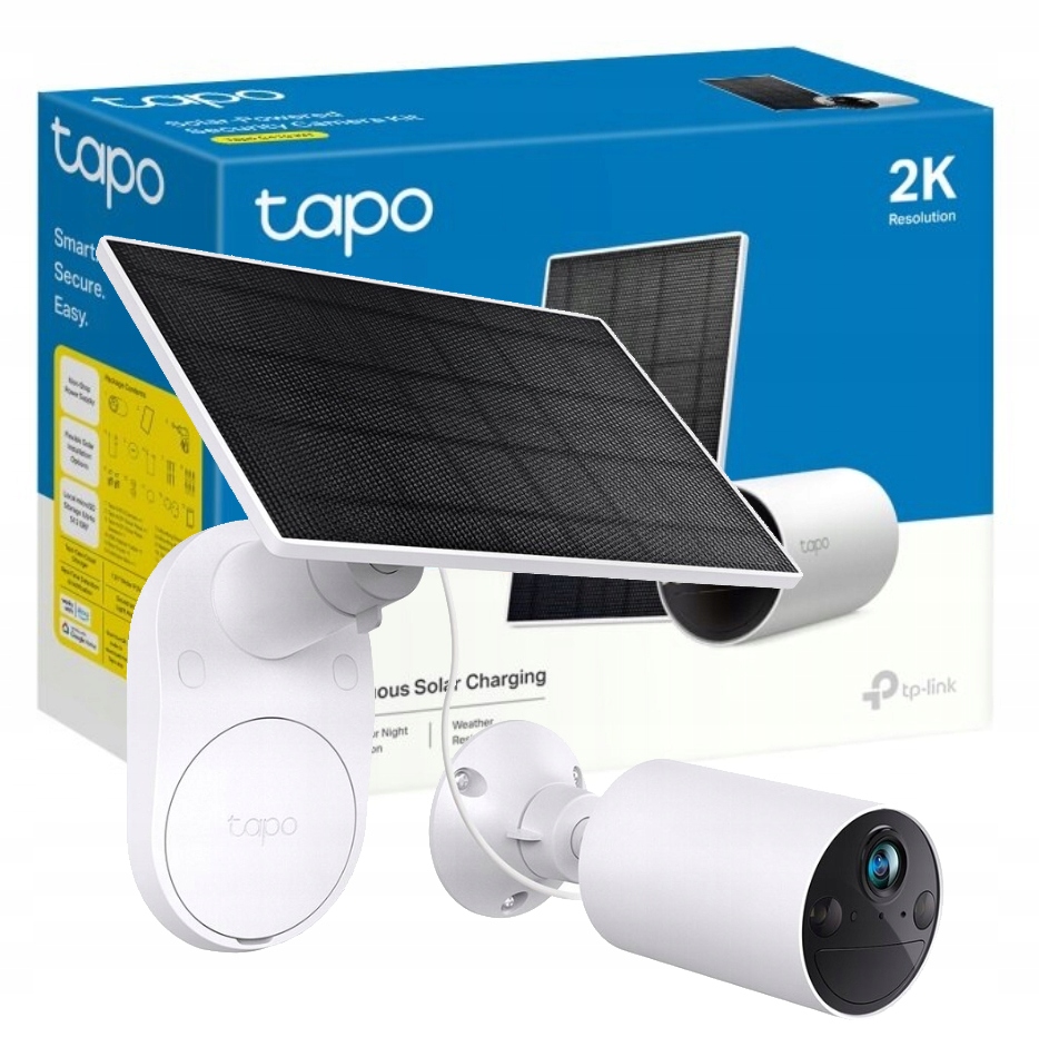 Ip Kamera Na Monitorovanie Tp-link Tapo C410 Kit S Solárnym Panelom IP65 Wifi