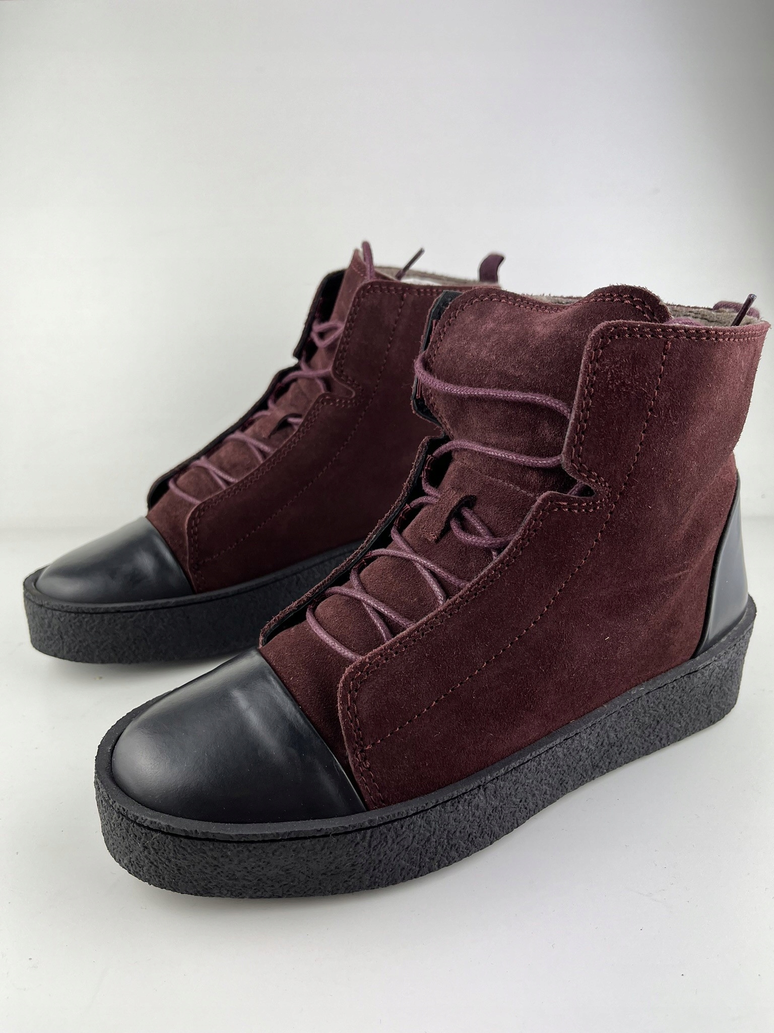 Outlet Ten Points Johanna bordo boty 40