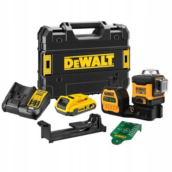 Dewalt DCE089D1G18 Laser Krzyżowy Zielony 30m 2Ah
