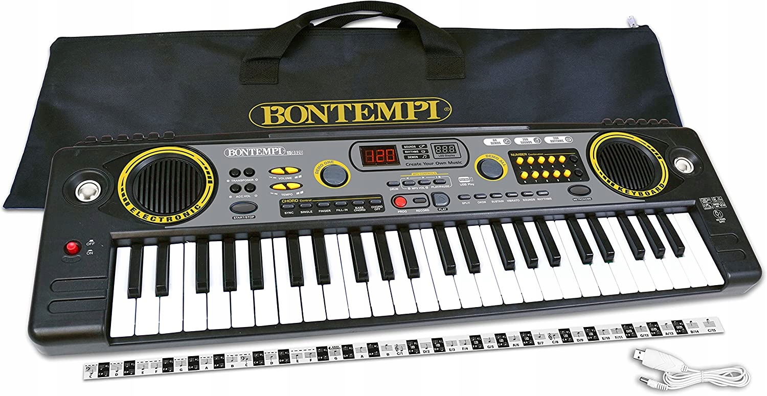 Keyboard elektryczne pianino dla dzieci 49 klawisz Marka BONTEMPI