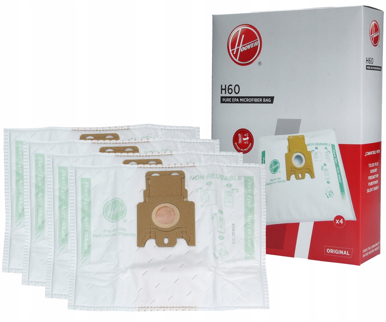 ORYGINALNE WORKI ODKURZACZA HOOVER H60 Telios Plus