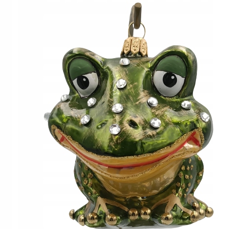 

Bombki Choinkowe Szklane Żaba 10cm
