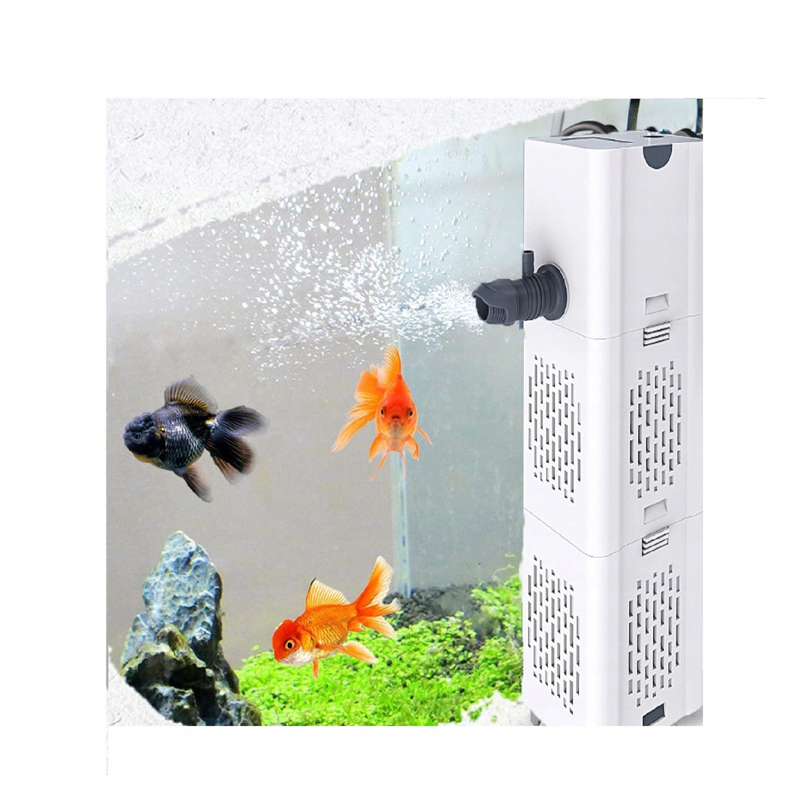 Vnitřní multifunkční akvárium filtr 500 l/h 6 W provzdušňovací čerpadlo