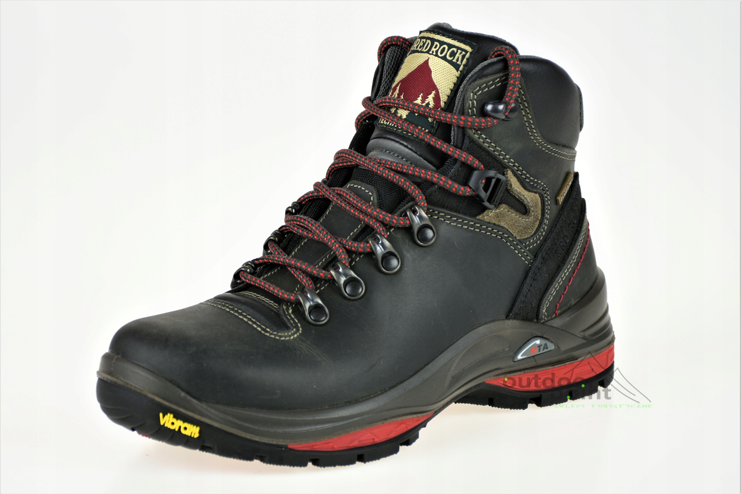Buty trekkingowe RED ROCK 13503 - SKÓRA VIBRAM 45